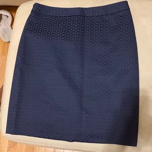 Classic navy blue skirt